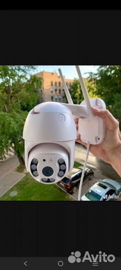 Уличная поворотная 5мп WiFi камера видеонаблюдения