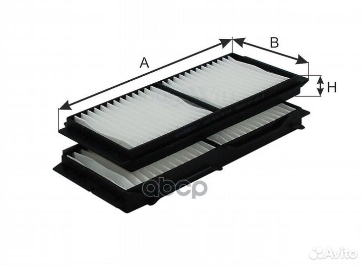 Фильтр салона mazda 3 09- (упак.2шт.) AG 356 2K