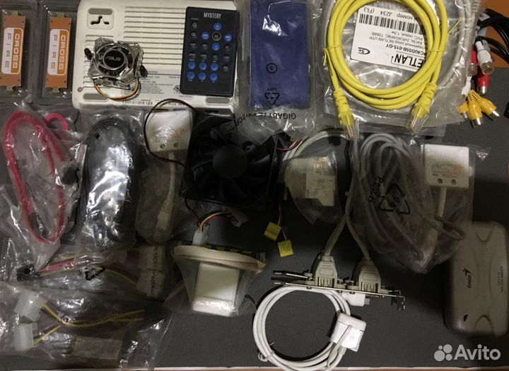 Компьютерные комплектующие, кабеля