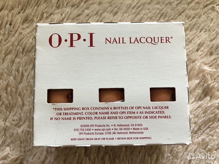 Лак для ногтей OPI