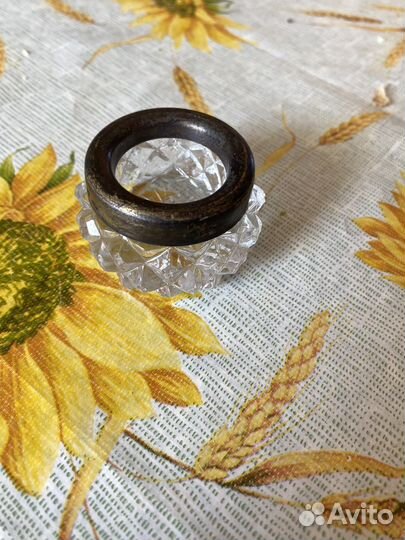 Солонка хрустальная СССР