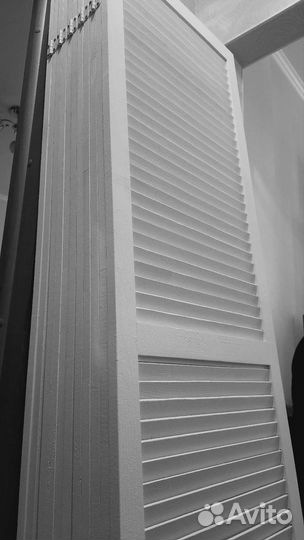 Ширма перегородка деревянная жалюзийная