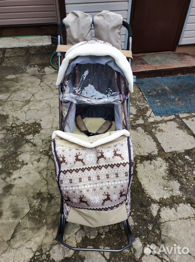 Детские санки коляска Galaxy