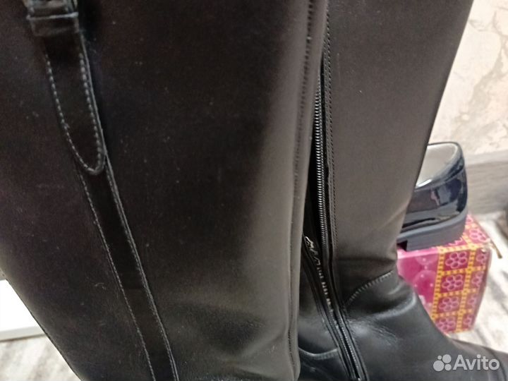 Сапоги женские натуральная кожа 40 размер
