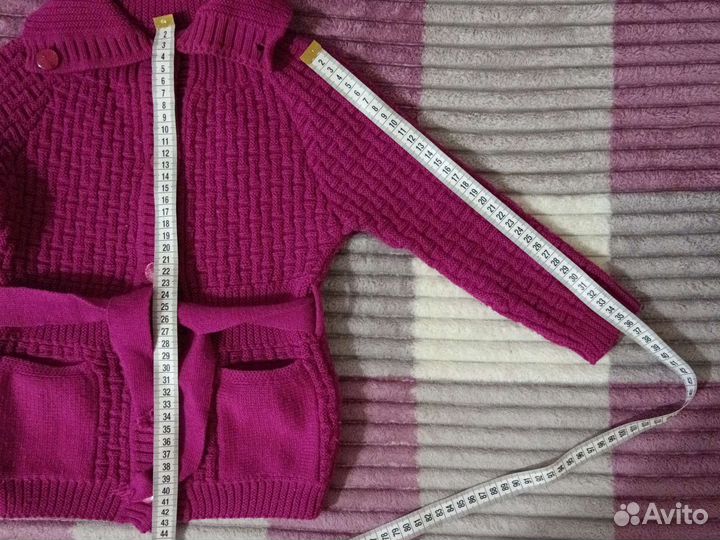 Теплая кофта для девочки