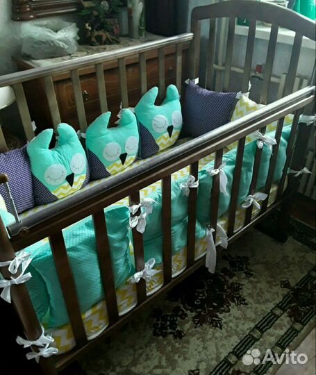 Бортики в кроватку 
