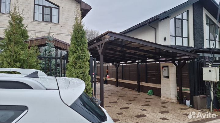 Навесы из поликарбоната. Под ключ