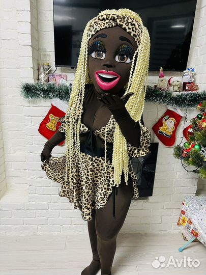 Африканочка Мулатка Поздравление взрослая анимация