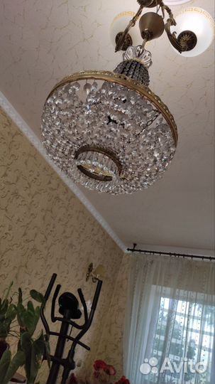 Люстра Bohemia Чешский хрусталь. Оригинал СССР