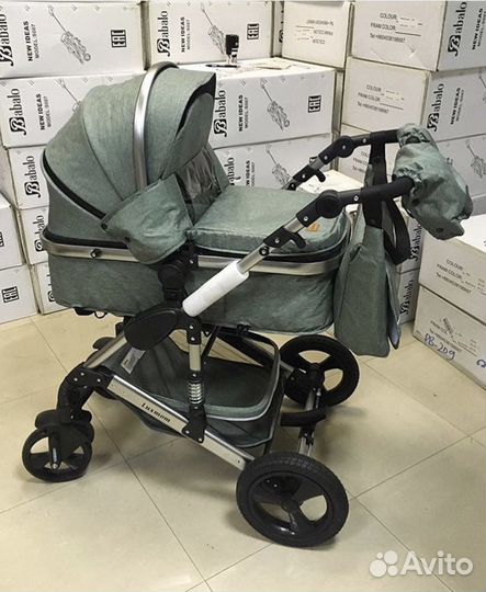 Коляска люкс мом