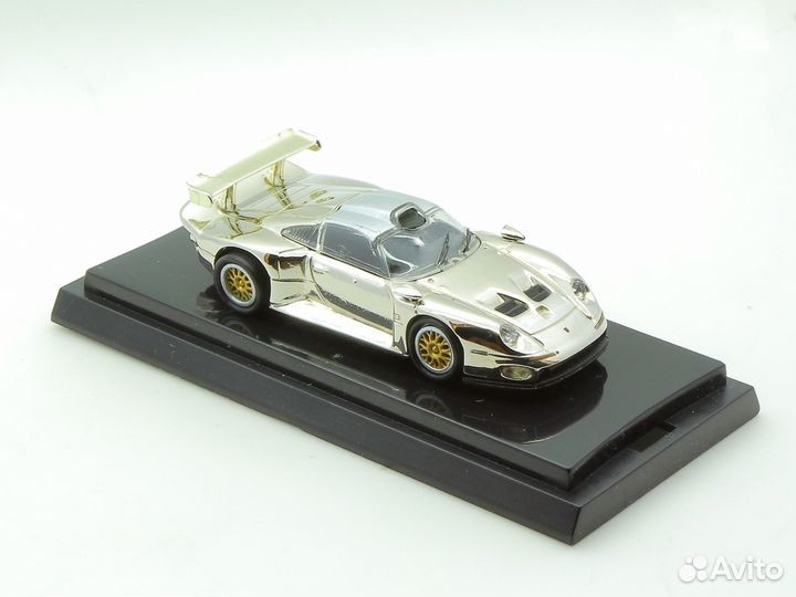 Kyosho 1/64 Porsche 911 GT1 1996 Редкий