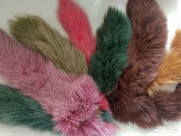 Хвостики мех песец