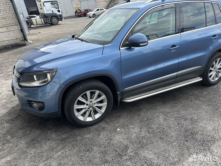 Пороги площадки Volkswagen tiguan l