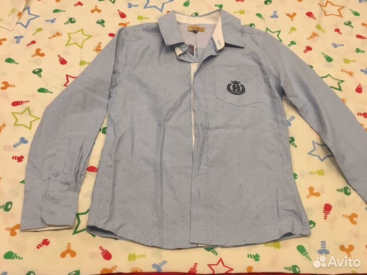 Рубашка на мальчика 134 новая