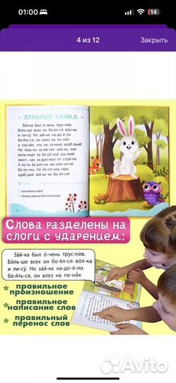 Книги читаем сами (по слогам)