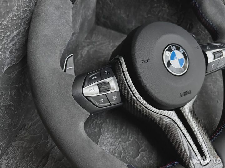 Рули BMW F серии. Строчка, подогрев, карбон Арт М156507825