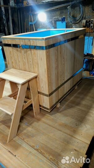 Купель из полипропилена для бани