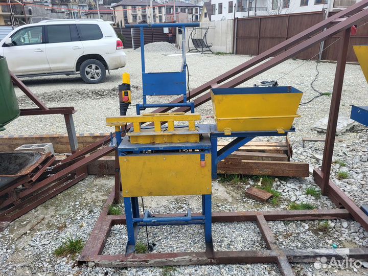 Станок для производства брусчатки, легоблок, блок