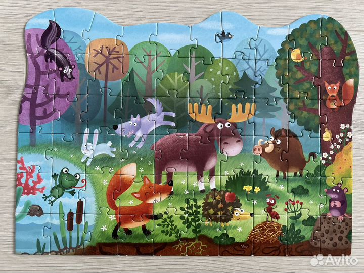 Пазлы детские dodo комплектом