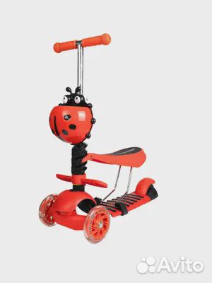 Самокат трансформер божья коровка