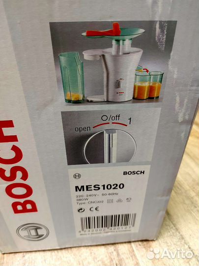 Новая Соковыжималка Bosch MES 1020
