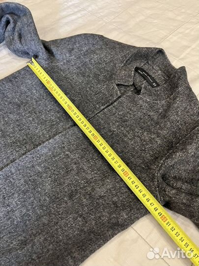 Пальто шерстяное длинное 42