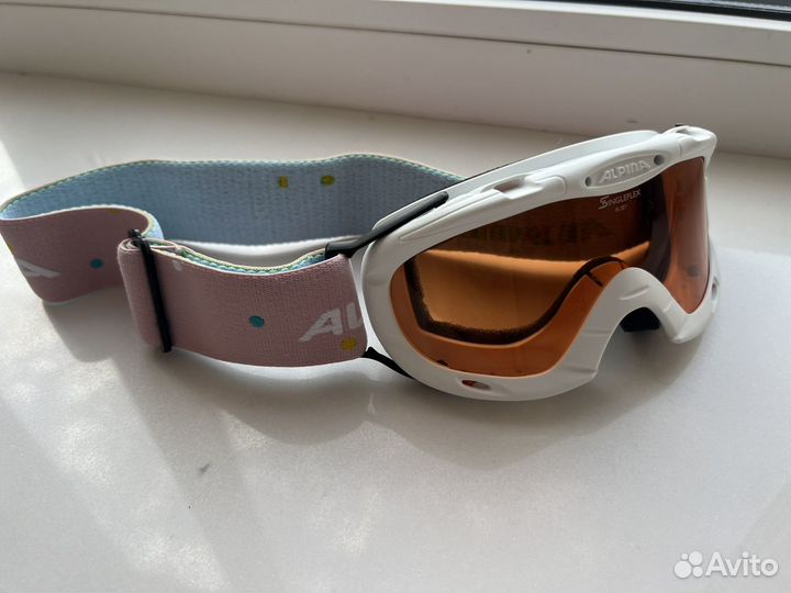 Горнолыжные очки детские alpina singleflex ruby