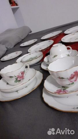 Meissen фарфор чайная пара