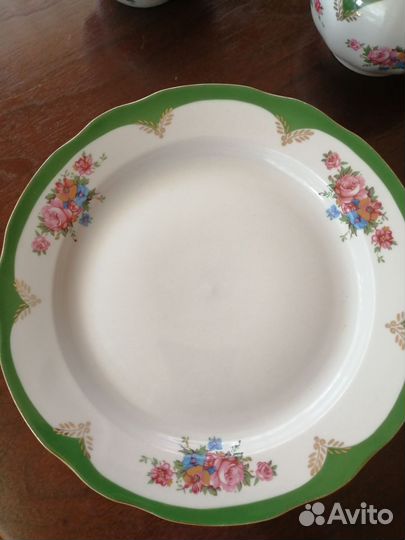 Тарелки чайник сахарница Дулево СССР