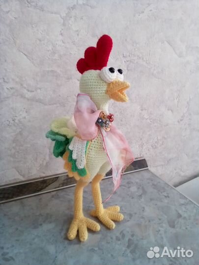 Игрушка курочка из мультика цыпленок пи
