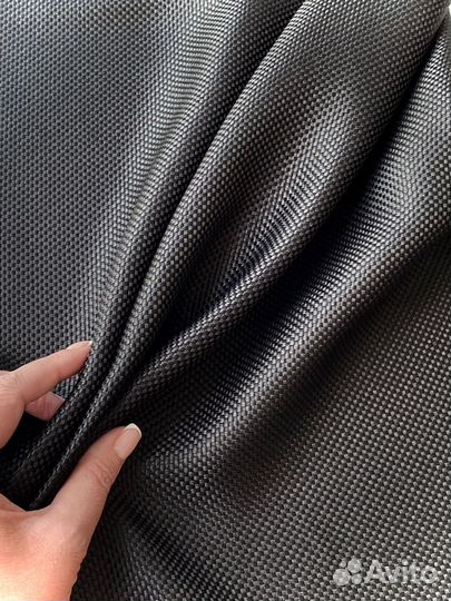 Шторы из рогожки фактурные (цвет черный)