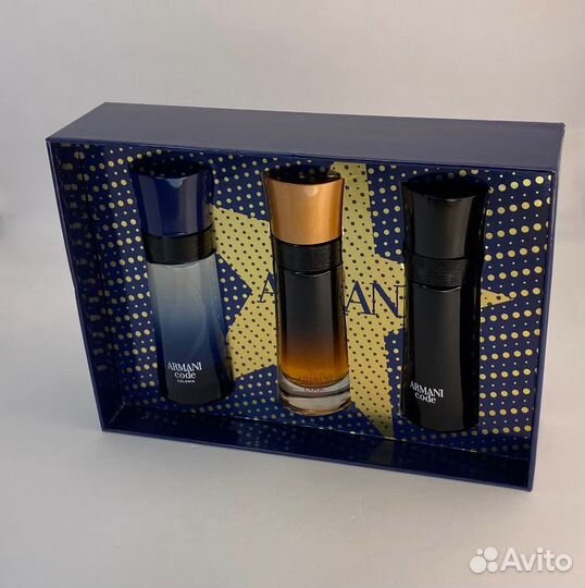 Подарочный набор Giorgio Armani Armani code 3x30 m