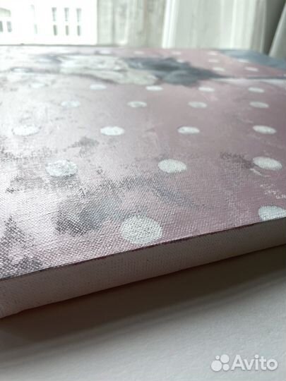 Картина масло спящие котята картина животные