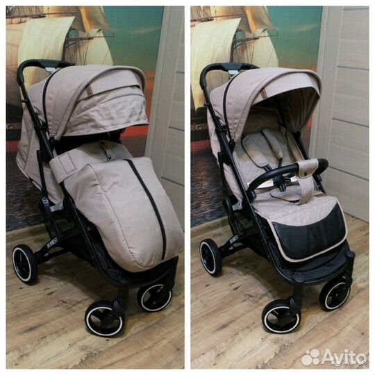 Коляска прогулочная Dearest 818 + бежевая 2022года