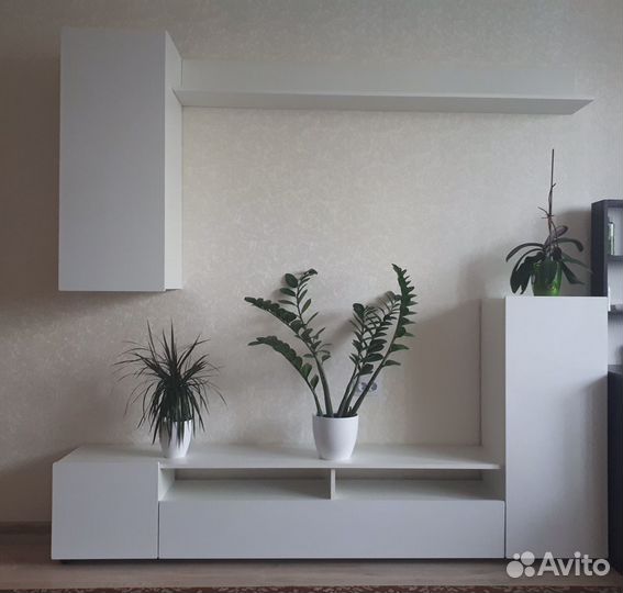 Гостиная белый глянец