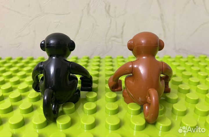 Фигурки животных, обезьянки 2шт, игрушки для детей