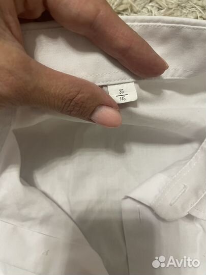 Рубашка белая для мальчика