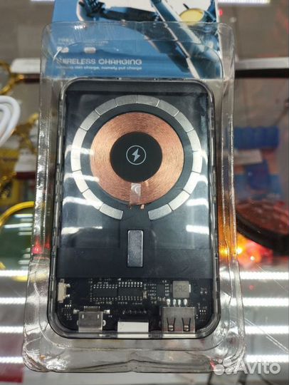 Power bank с беспроводной зарядкой