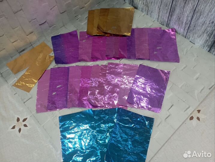 Фольга цветная СССР