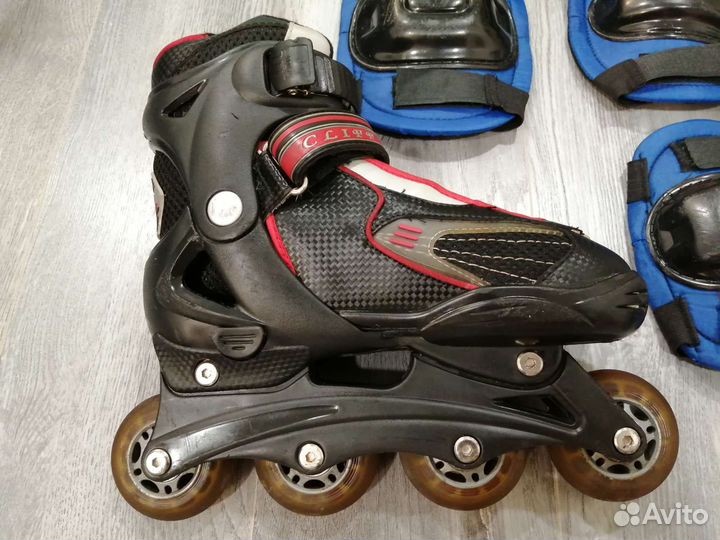 Роликовые коньки cliff раздвижные