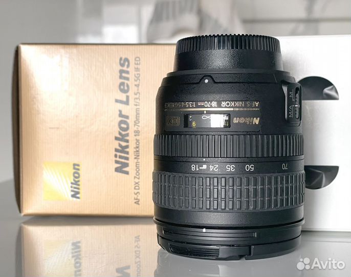 Объектив AF Nikkor 18-70/3.5-4.5G