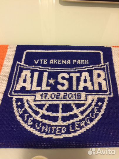 Шарф с Матча всех звёзд Единой лиги втб 2019