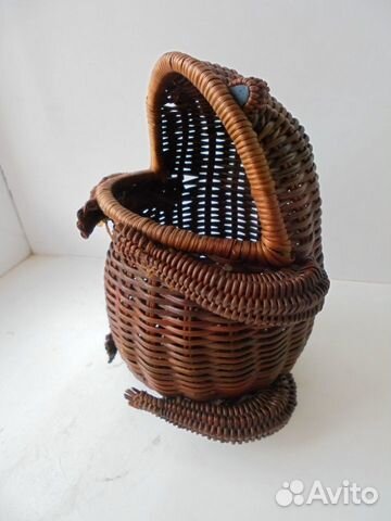 Подставка Лягушка вьетнамская соломка