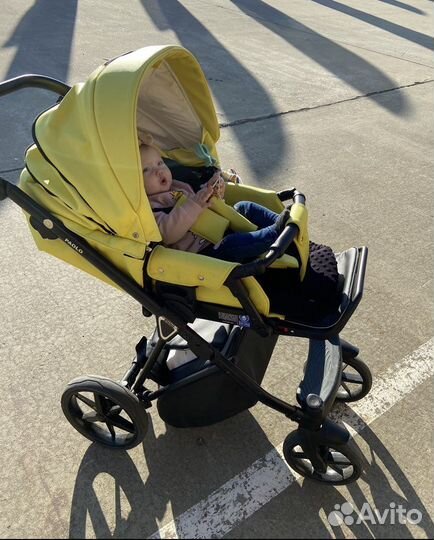 Коляска 2 в 1 adamex paolo eco