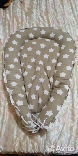 Кокон лежак для новорожденного