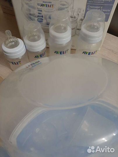 Стерилизатор для бутылочек avent с 4 бутылочками