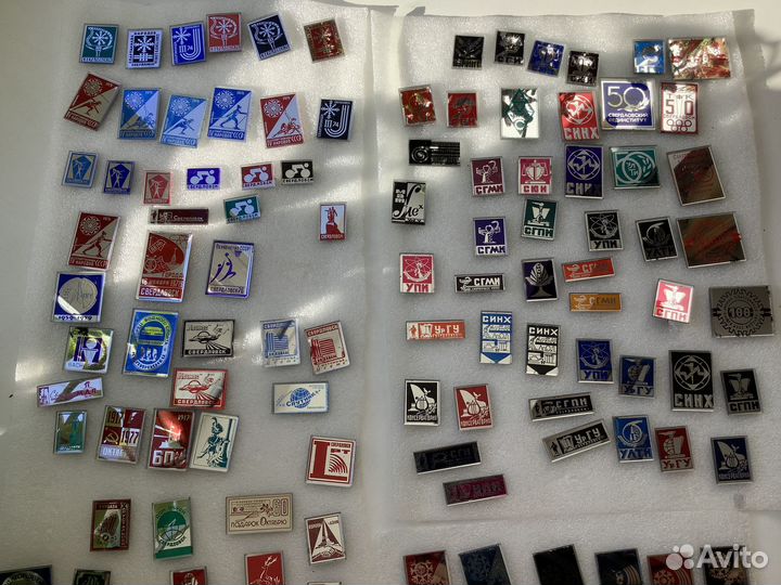 Зеркальные значки СССР. Свердловск