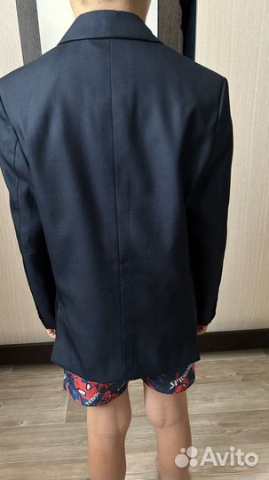 Пиджак школьный для мальчика 134
