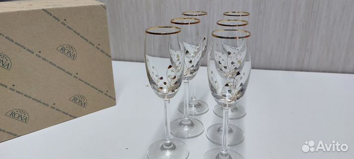 Фужеры для шампанского Rona Словения в идеале