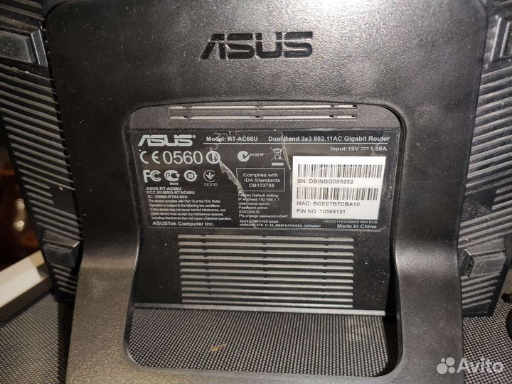 Продам роутер asus rt-ac66u